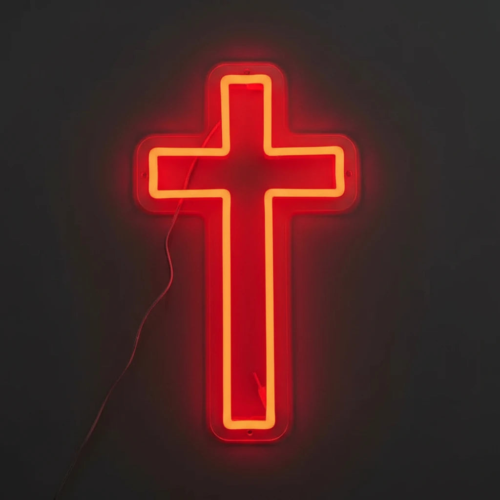 Cross Neon Sign