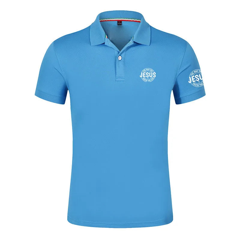 Jesus — The Way, The Truth, The Life Polo Sport Shirt