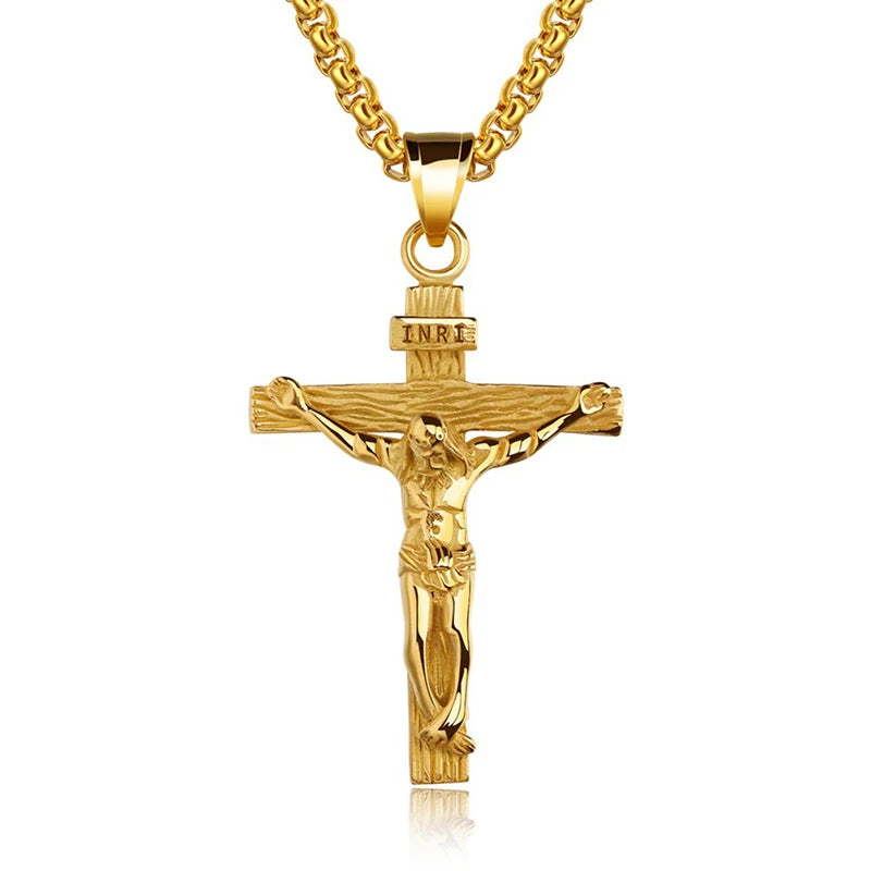 Jesus Crucifix Cross Necklace