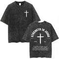 STRENGTH IN JESUS Washed T-Shirt