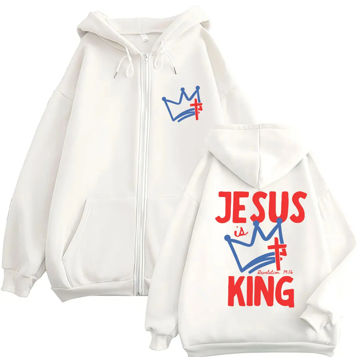 Jesus is King Revelation 19:16 Hoodie