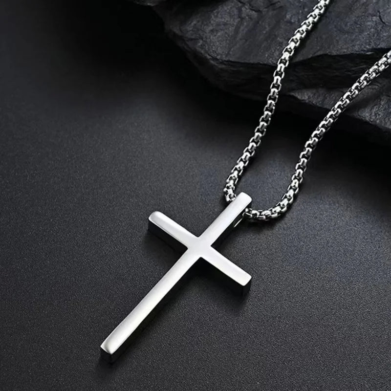 Stainless Steel Cross Necklace