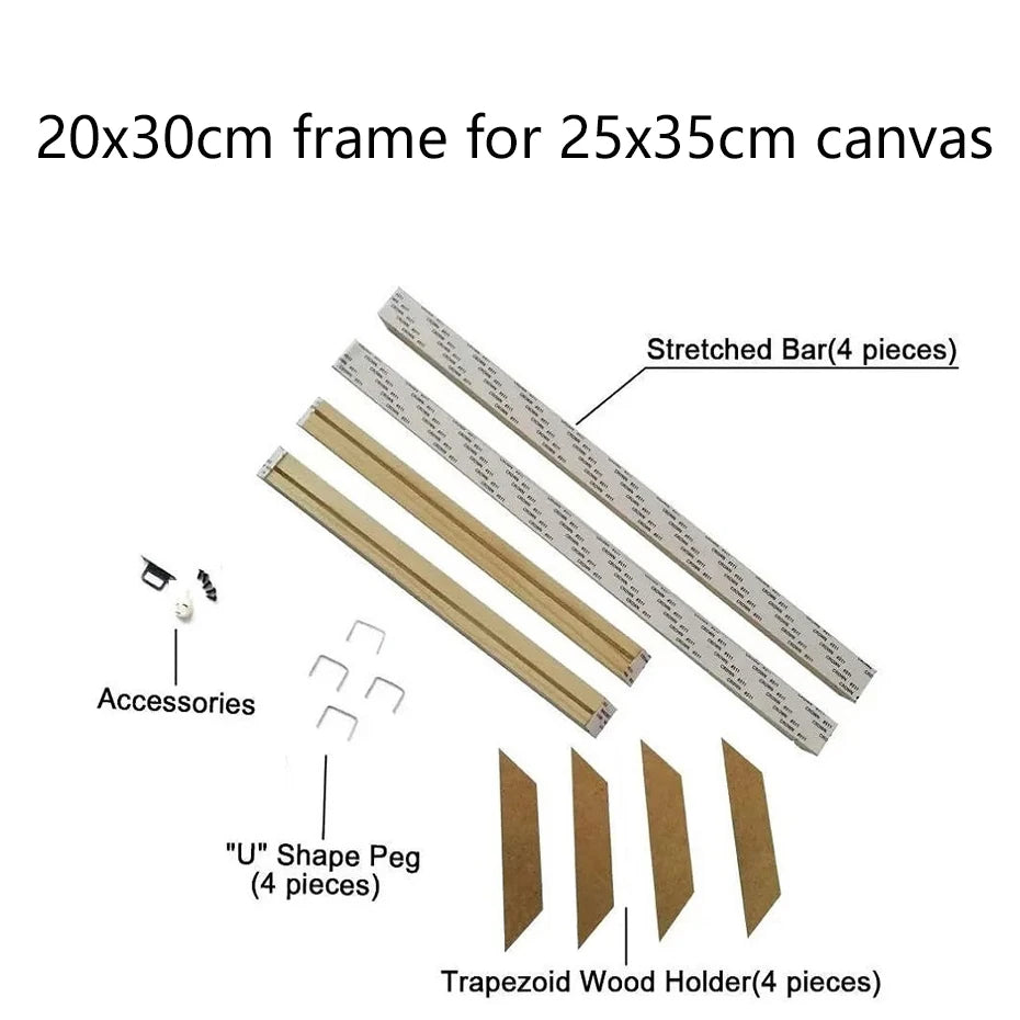 Wood Canvas Stretcher Frame Kit