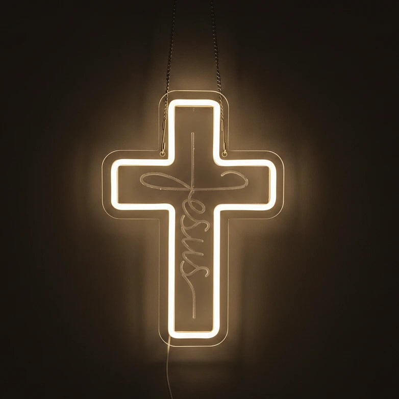 Jesus Cross LED Neon Sign