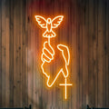 Hand of God Dove & Cross LED Neon Sign
