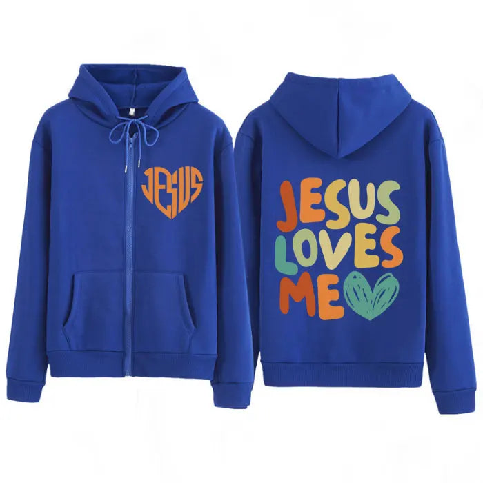 Jesus Loves Me Zip Hoodie Collection