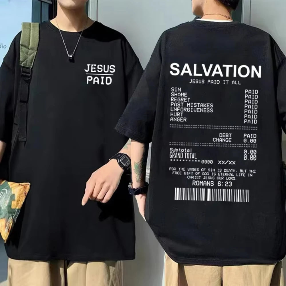 JESUS PAID Oversized T-Shirt Collection