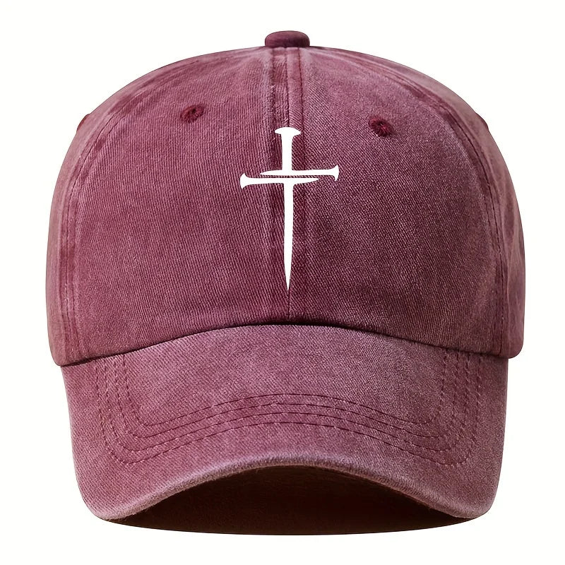 Nail Cross Vintage Dad Hat