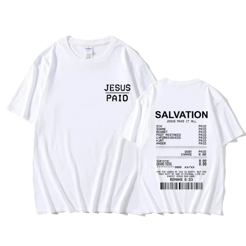 JESUS PAID Oversized T-Shirt Collection