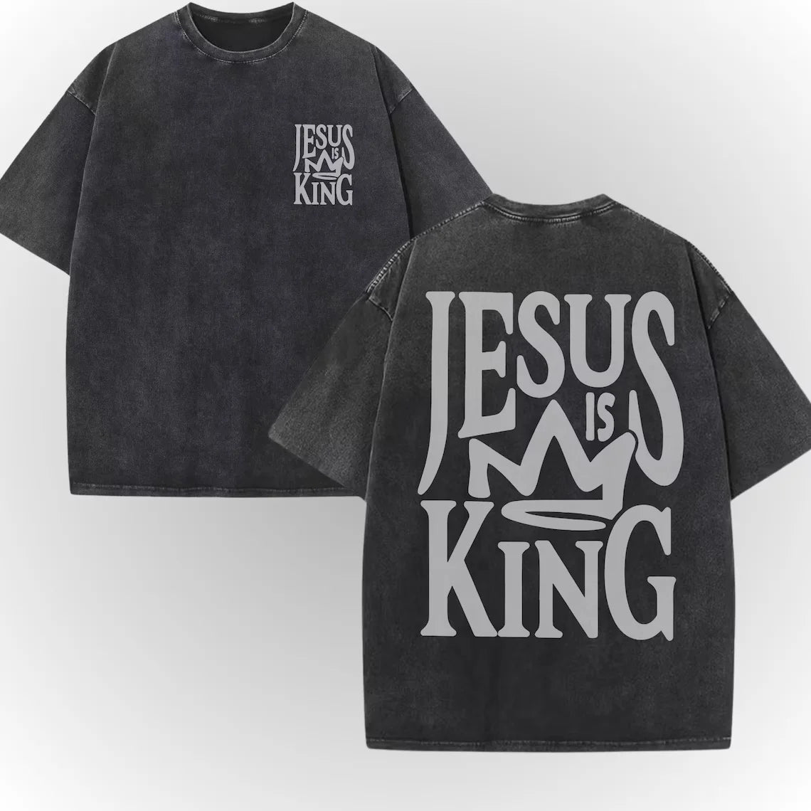 Jesus Is King Vintage Washed T-Shirt