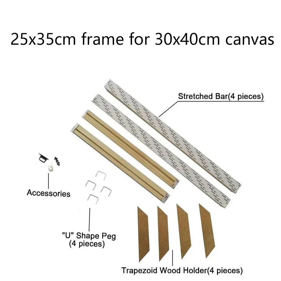 Wood Canvas Stretcher Frame Kit