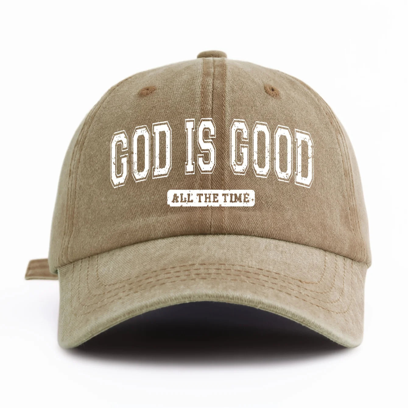 GOD IS GOOD Printed Water Washed Cap collection