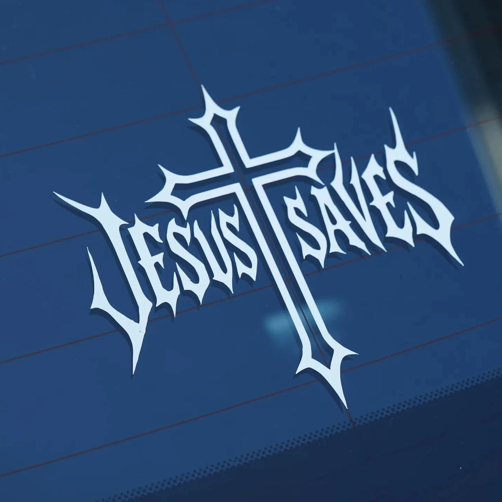 Jesus Saves Car Sticker