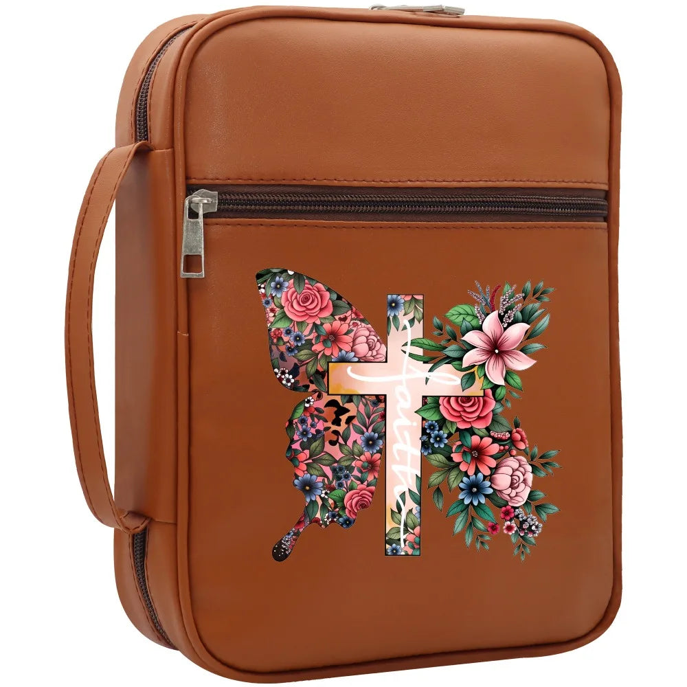 Floral Butterfly Bible Case
