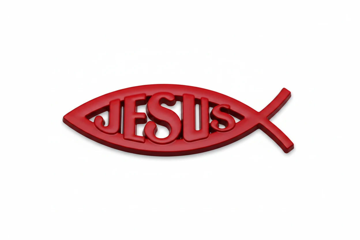 Ichthys 3D Metal Car Emblem