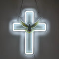 Holy Spirit Dove Cross Neon Sign
