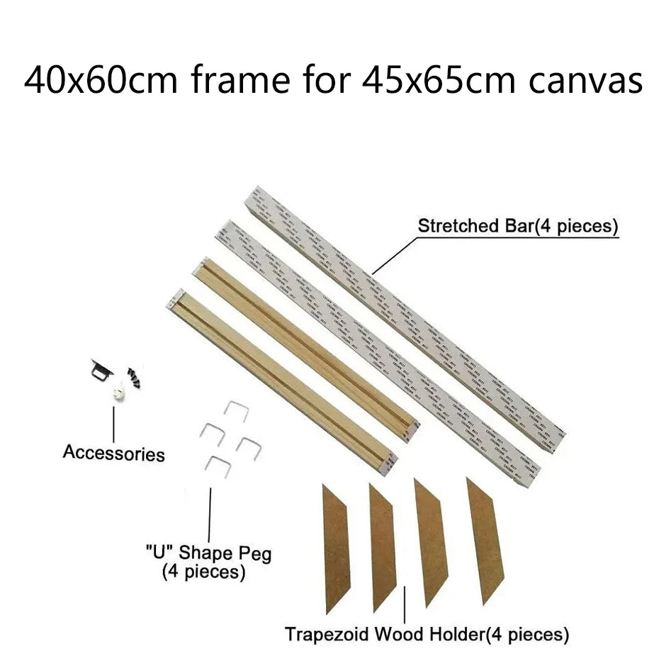 Wood Canvas Stretcher Frame Kit