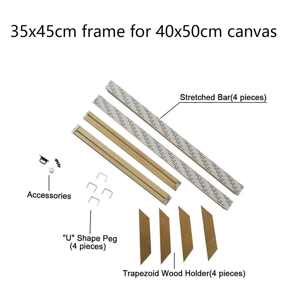 Wood Canvas Stretcher Frame Kit