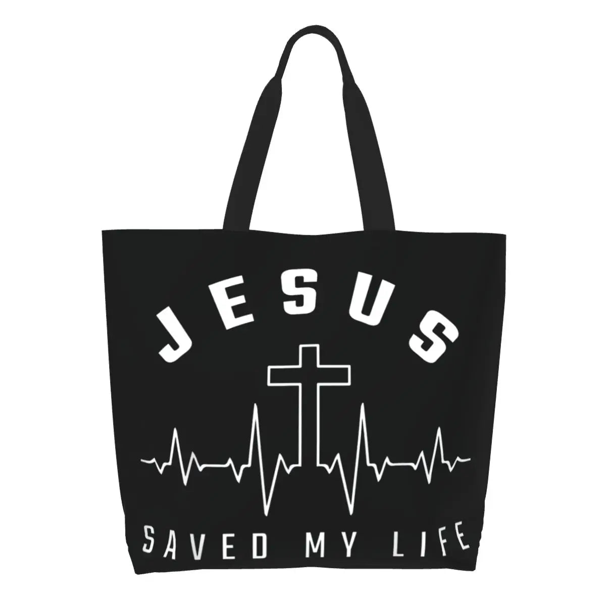 Jesus Saved My Life Tote Bag