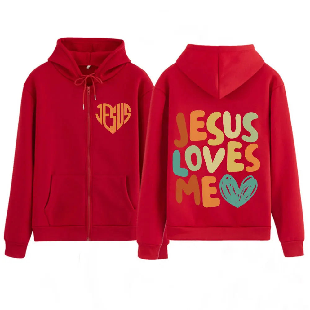 Jesus Loves Me Zip Hoodie Collection