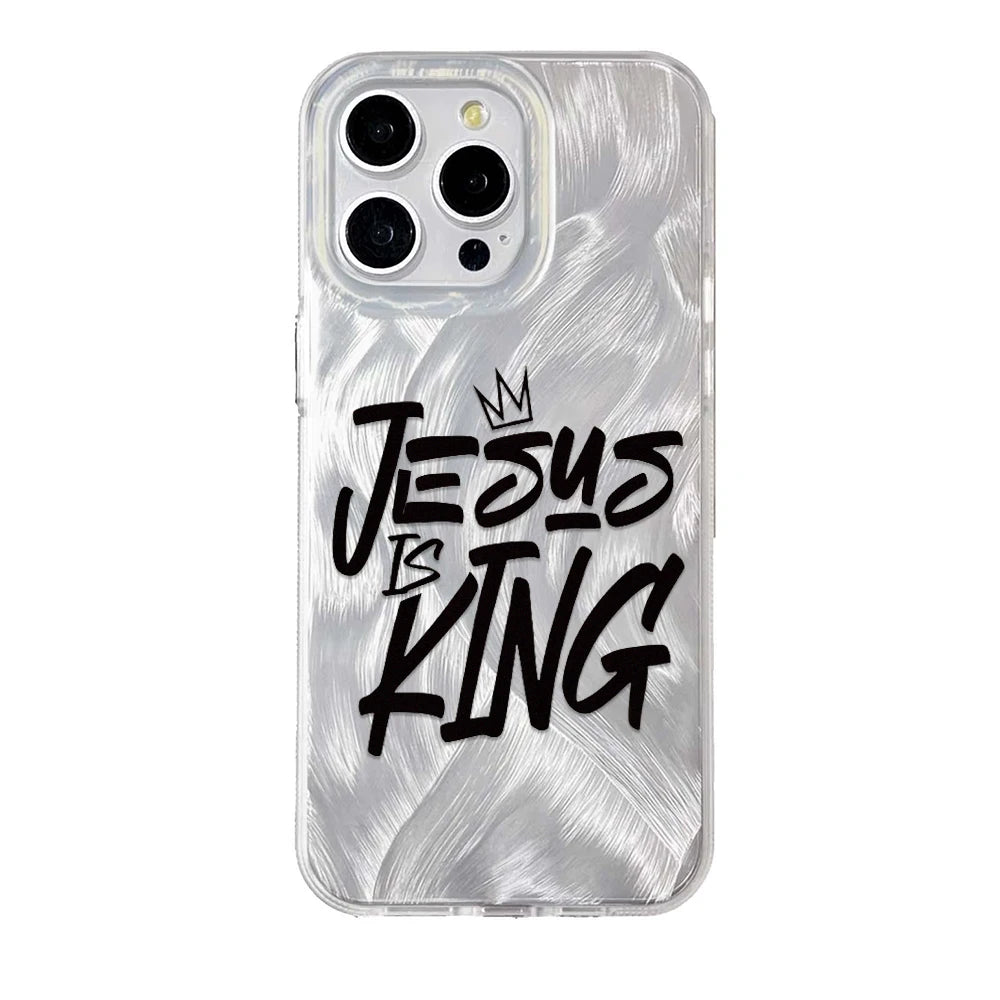 Jesus is King iPhone Case