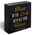 Trust in the Lord with All Your Heart Wooden Plaque