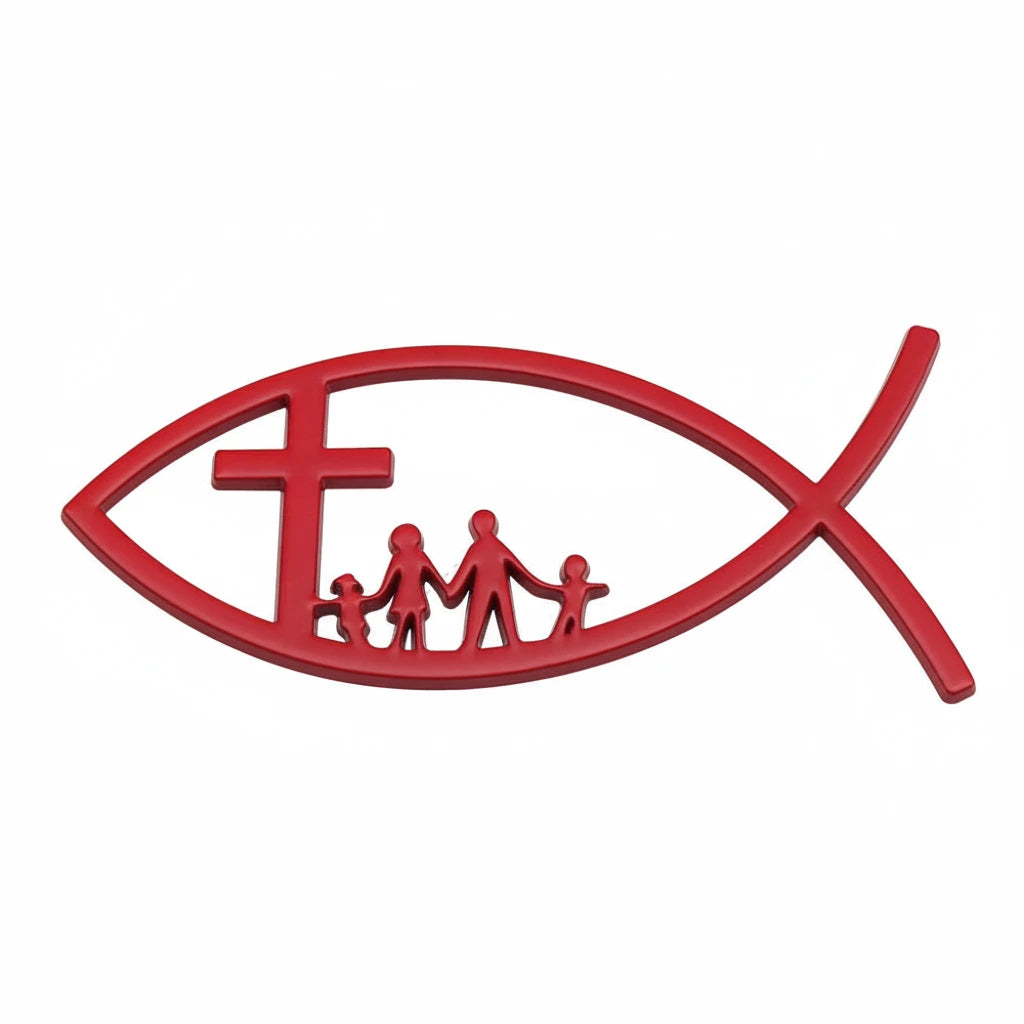 Ichthys 3D Metal Car Emblem
