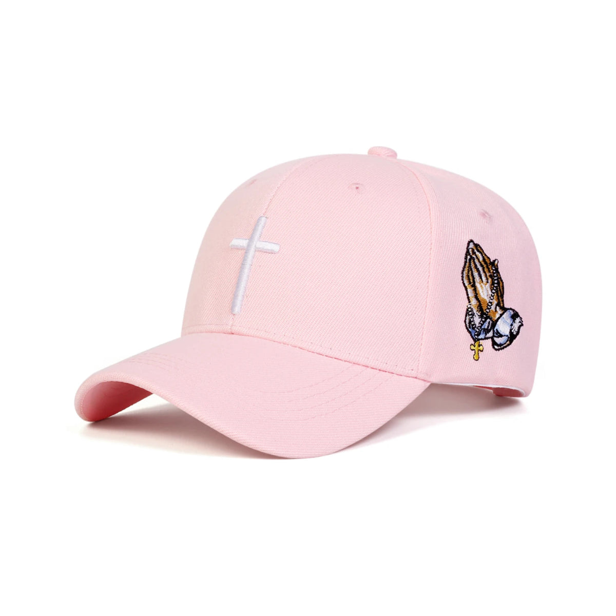 Cross & Praying Hands Baseball Cap