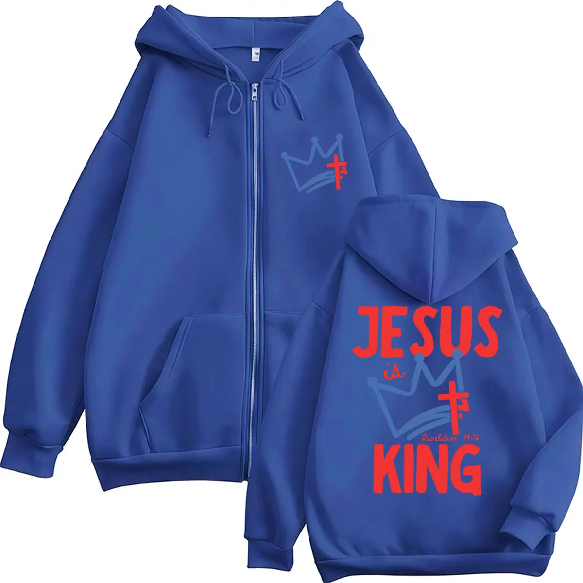 Jesus is King Revelation 19:16 Hoodie