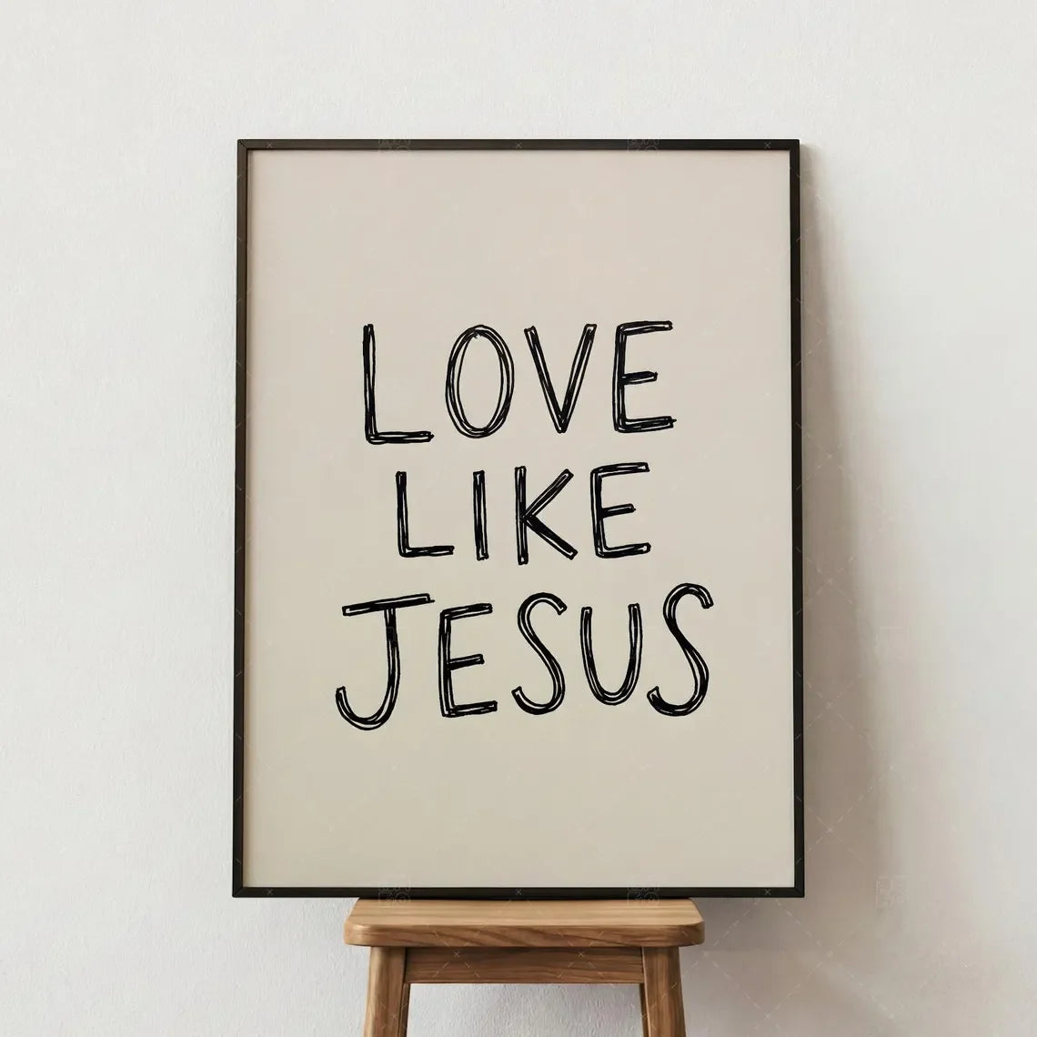 Love Like Jesus Canvas Poster Collection