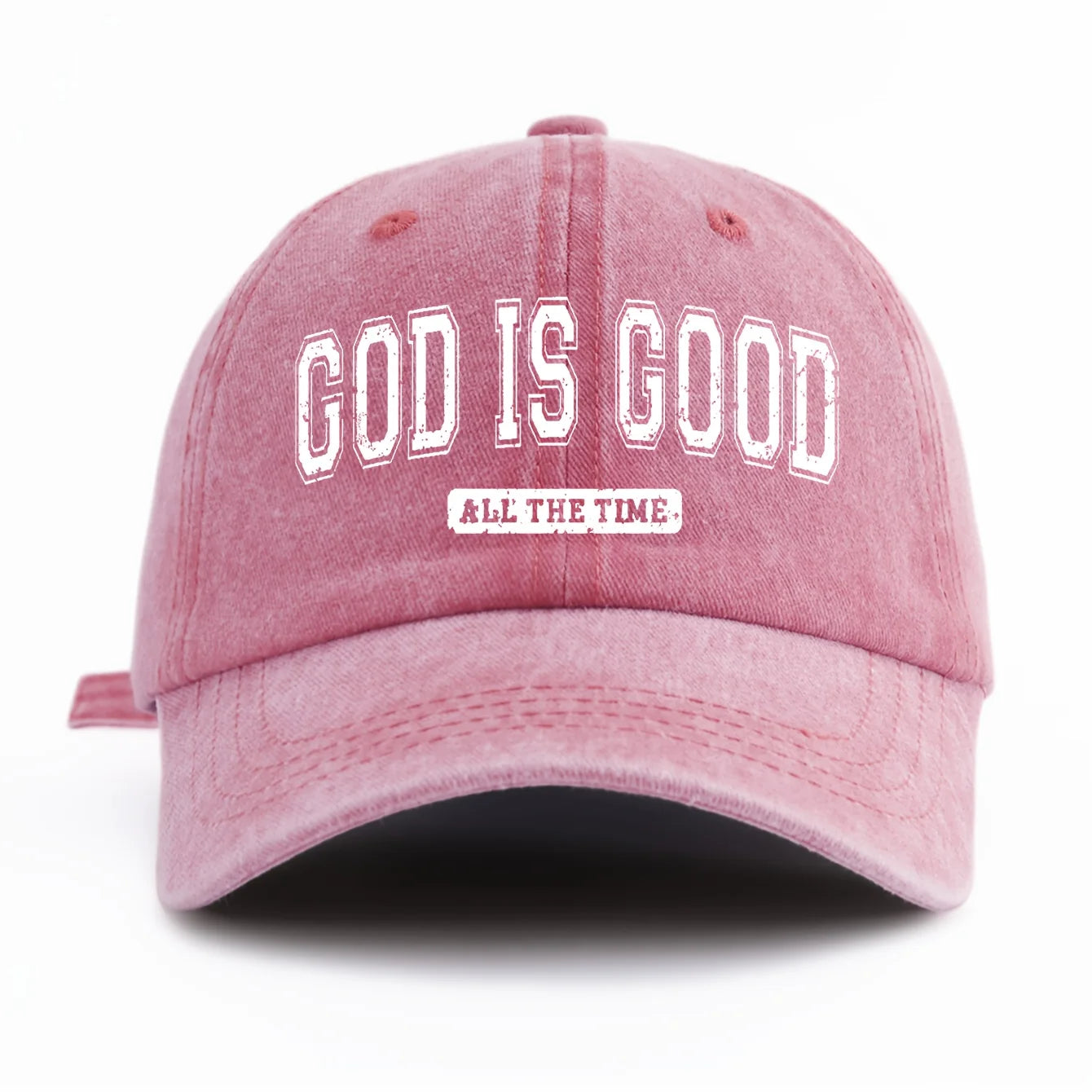 GOD IS GOOD Printed Water Washed Cap collection