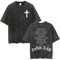 JOHN 3:16 Washed T-Shirt