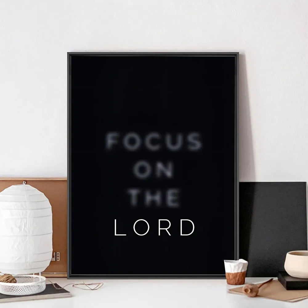 Christian Bedroom Canvas Poster Collection