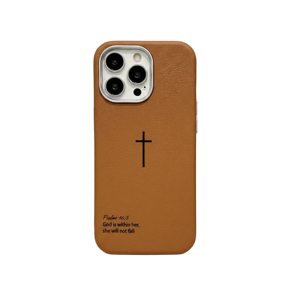 Psalms 46:5 Cross iPhone Case