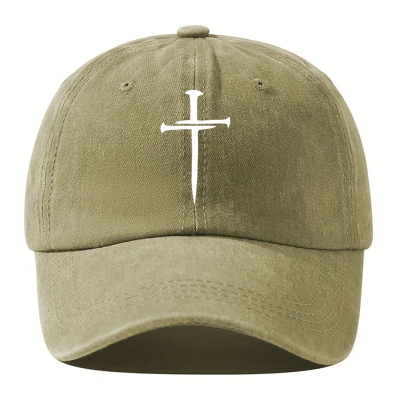 Nail Cross Vintage Dad Hat