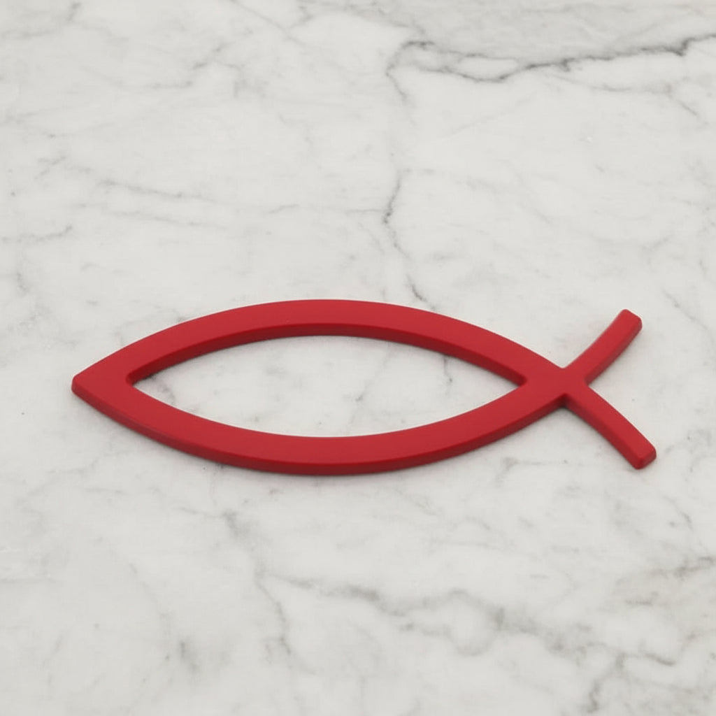 Ichthys Fish 3D Metal Car Emblem