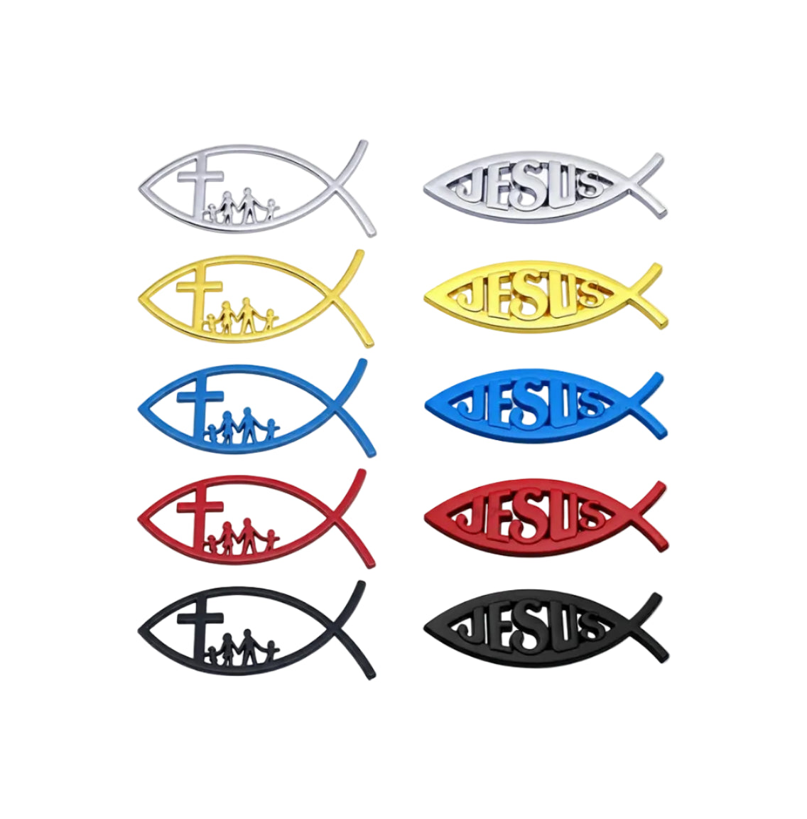 Ichthys 3D Metal Car Emblem