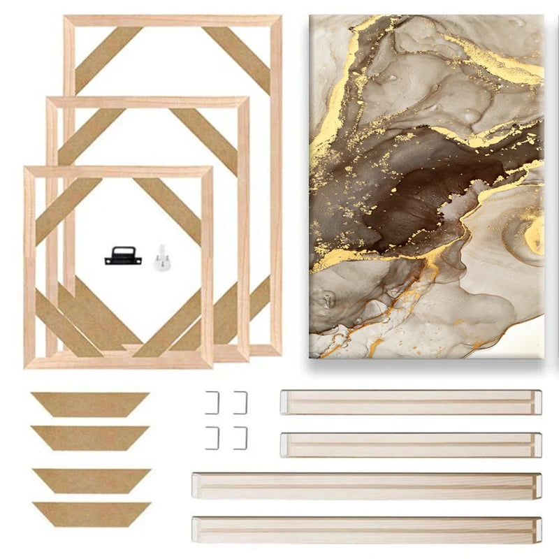 Wood Canvas Stretcher Frame Kit
