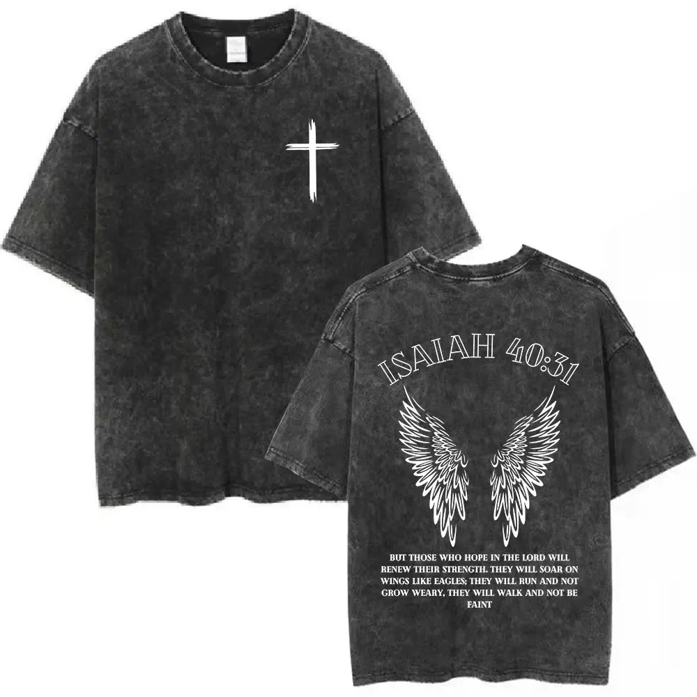 ISAIAH 40:31 Washed T-Shirt