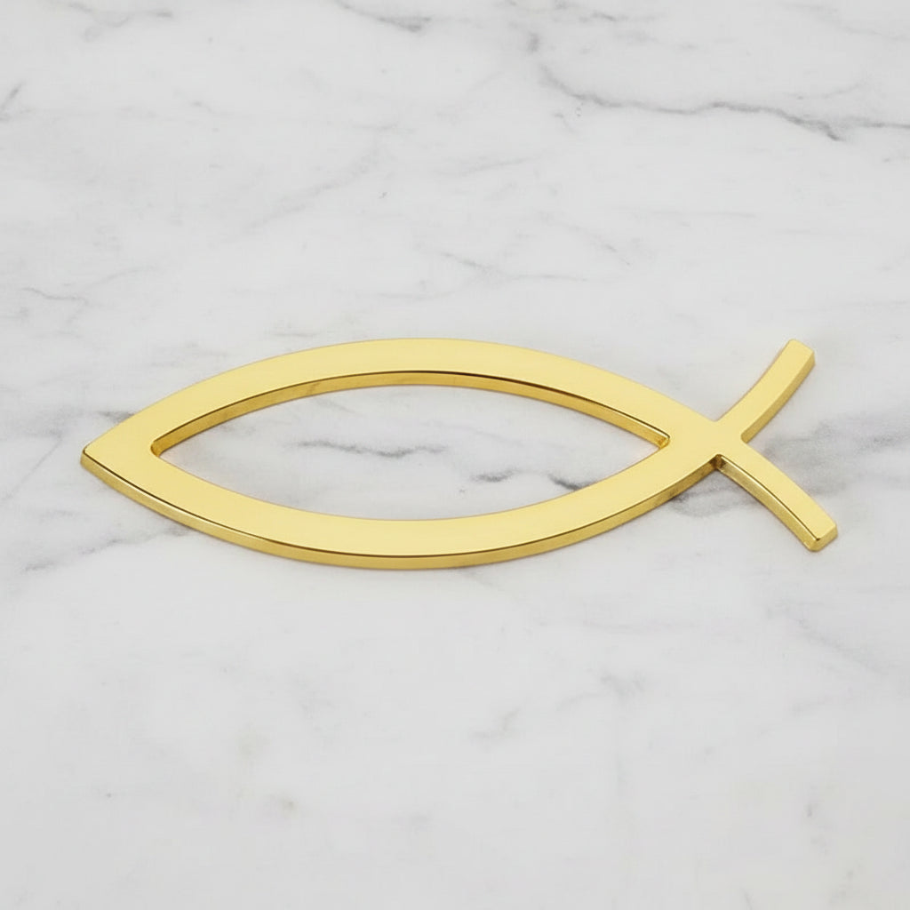 Ichthys Fish 3D Metal Car Emblem