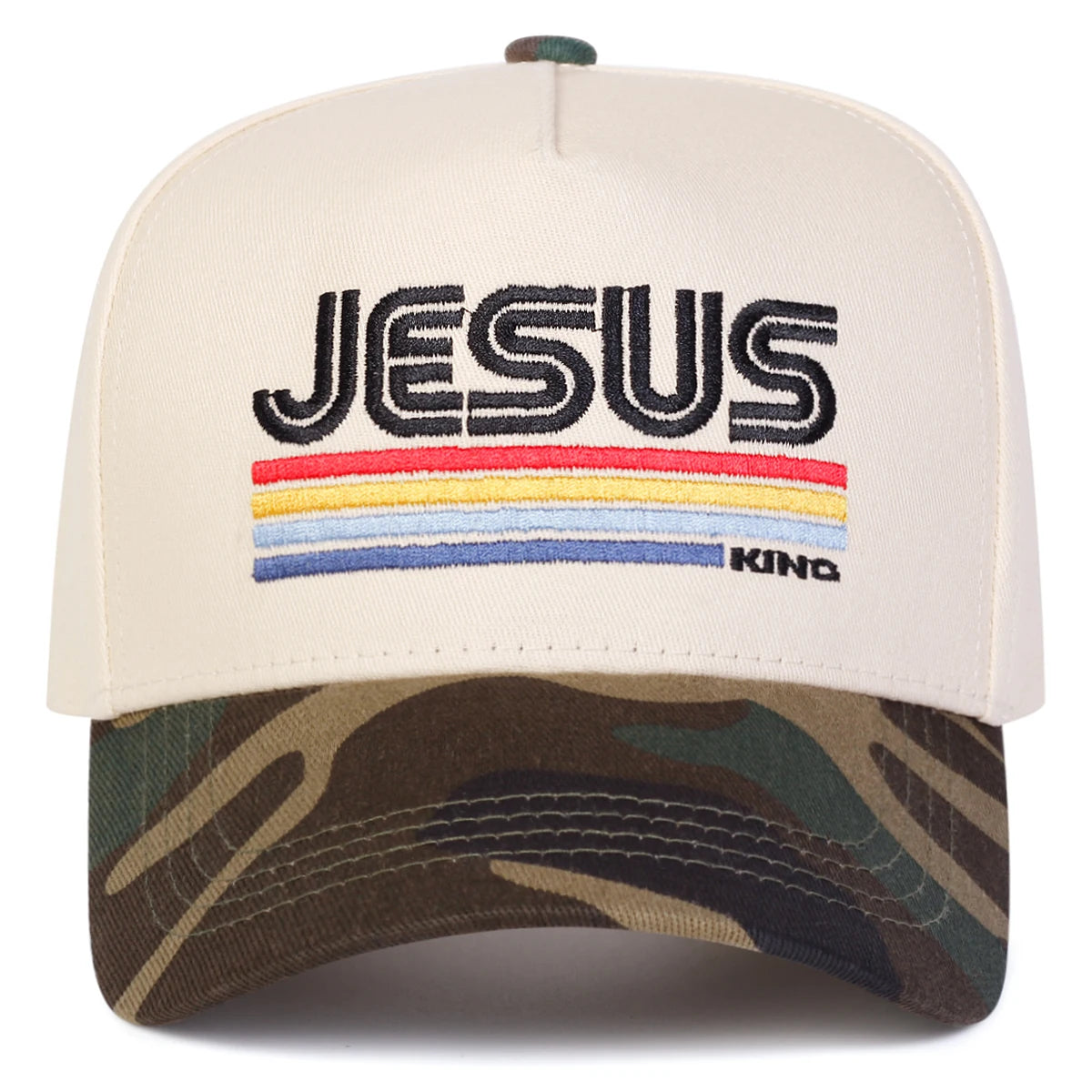 King Jesus Embroidery Baseball Cap