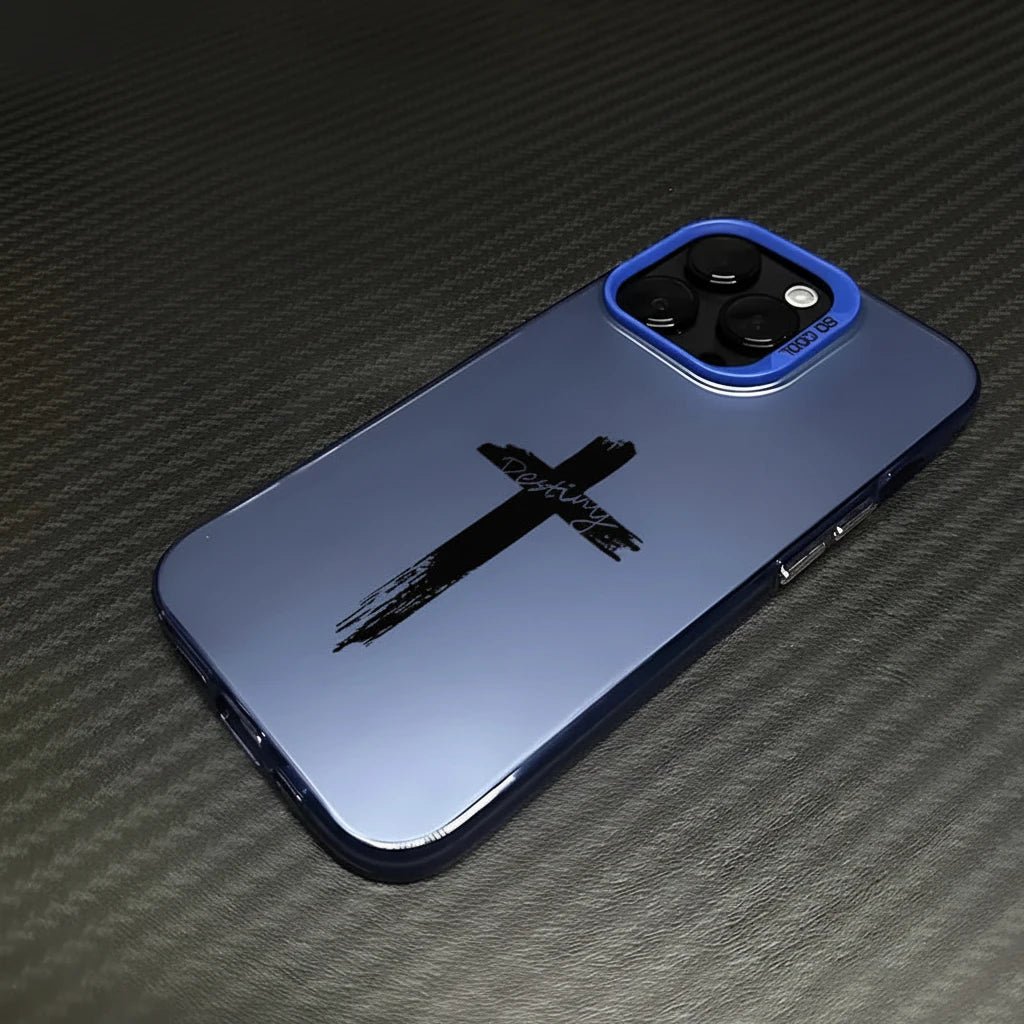 Painted Cross iPhone Case