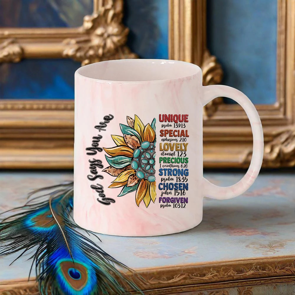 Colorful Ceramic Christian Mug Collection