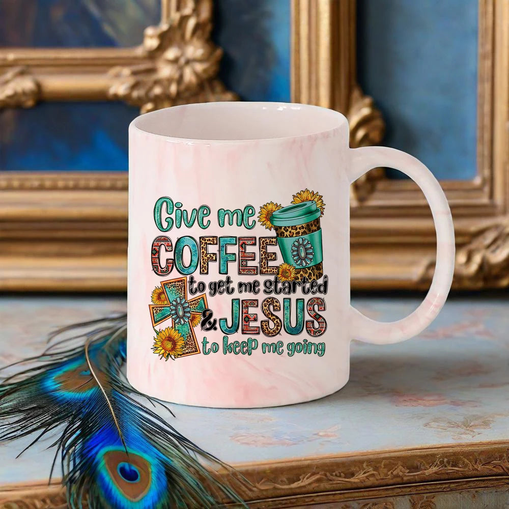 Colorful Ceramic Christian Mug Collection