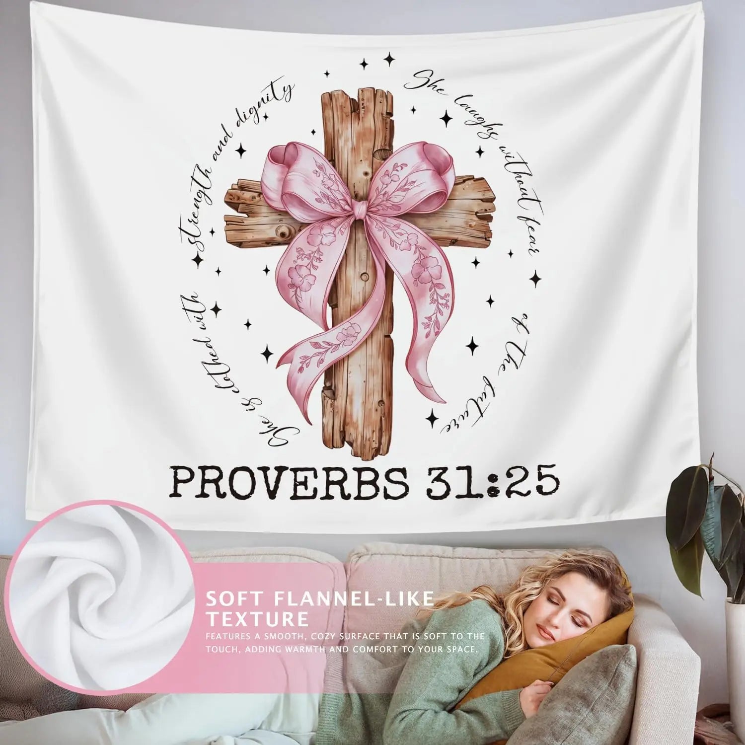 Daughter of Christ Coquette Tapestry Collection