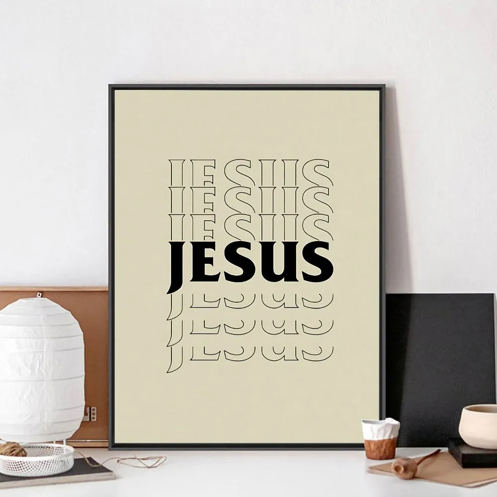 Christian Bedroom Canvas Poster Collection