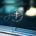 Jesus The Way The Truth The Life Car Sticker