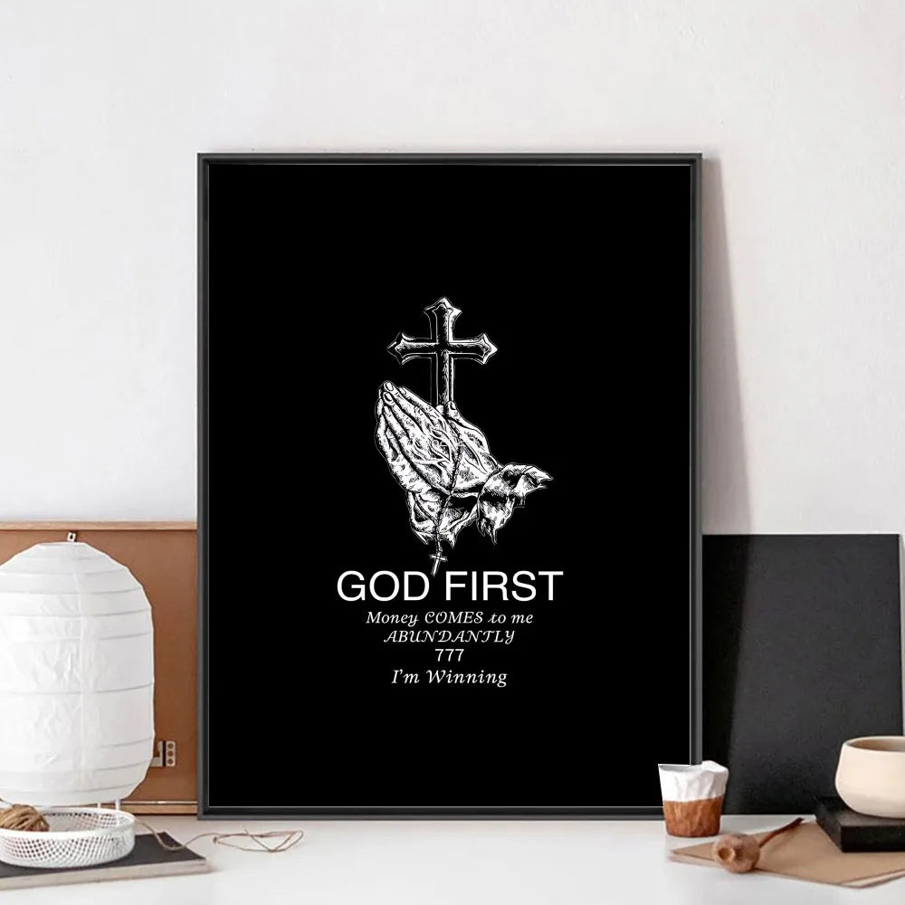 Christian Bedroom Canvas Poster Collection
