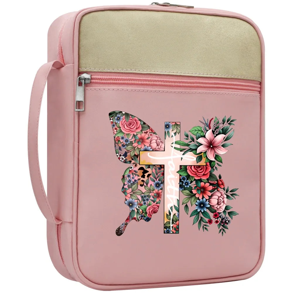 Floral Butterfly Bible Case