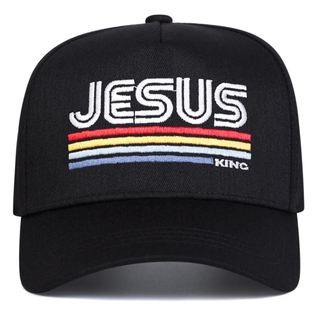 King Jesus Embroidery Baseball Cap